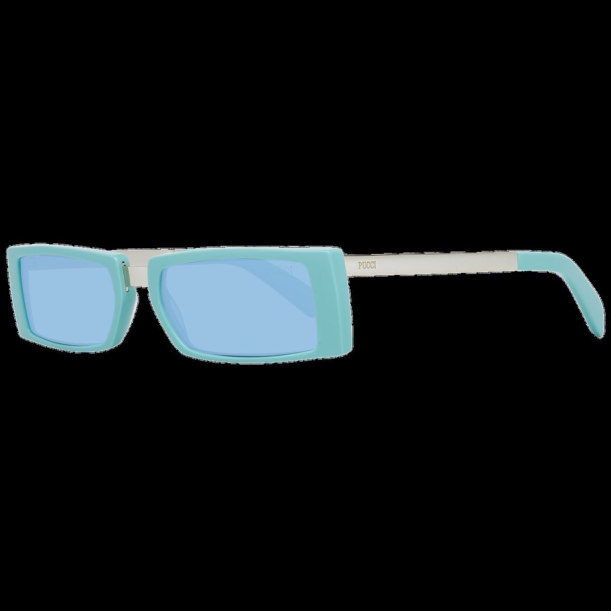 Türkis Rechteckige Rahmen Sonnenbrille