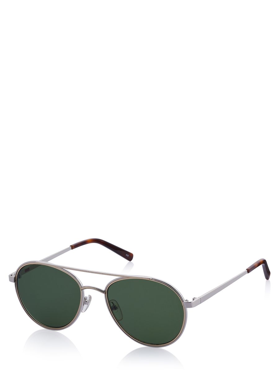 Pilotenbrille mit grünen Gläsern