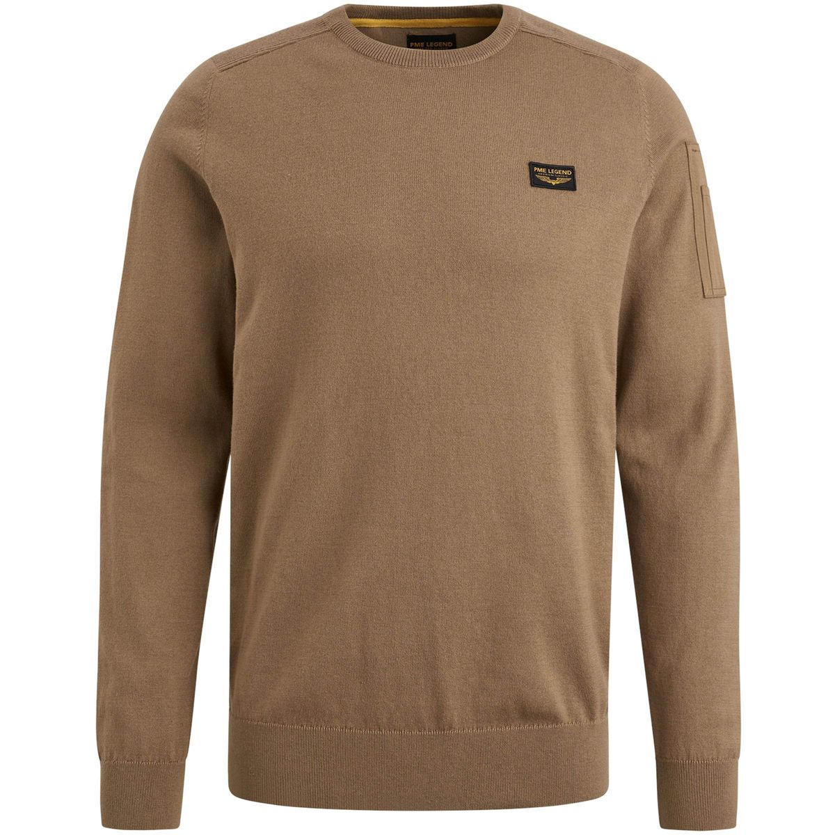 Herren Baumwollpullover mit Rundhalsausschnitt