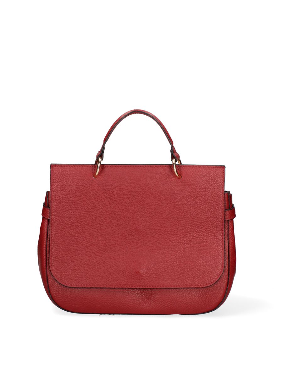 Gesteppte Ledertasche mit Schulterkette