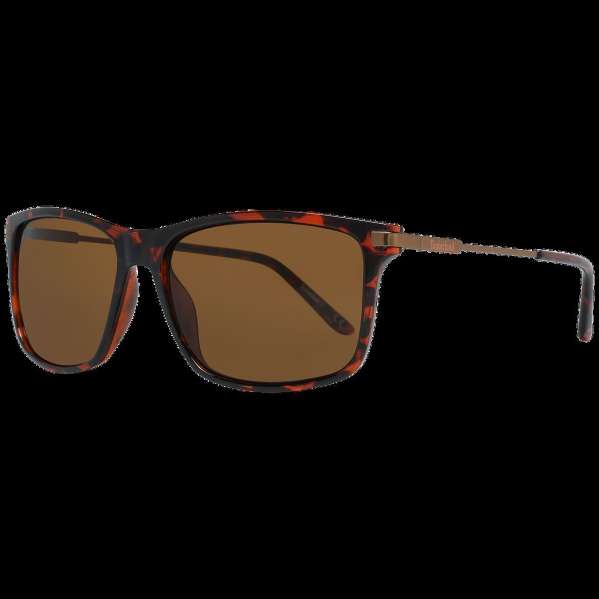 Herren Braune Rechteckige Sonnenbrille