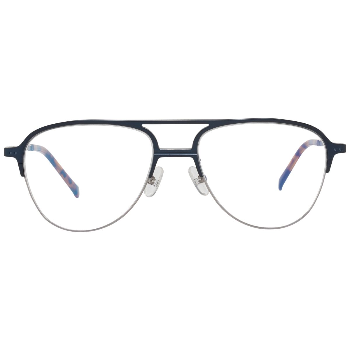 Moderne Aviator-Brille mit Halbrand