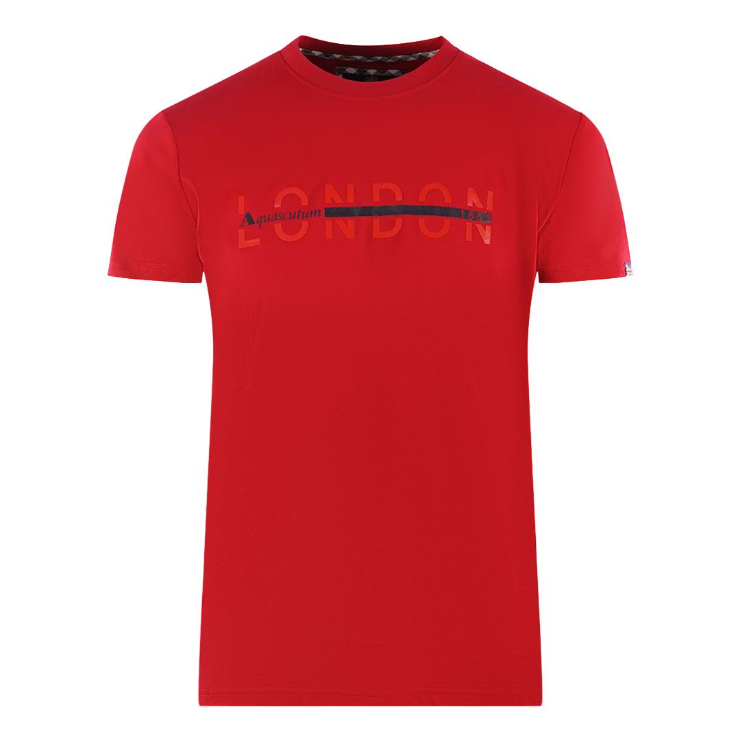 London Logo Grafik T-Shirt