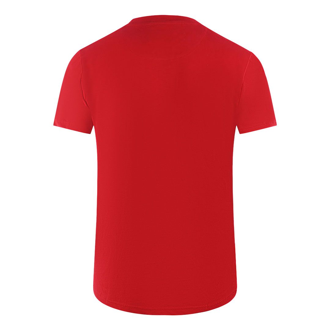 Grafik-T-Shirt mit geteiltem Logo