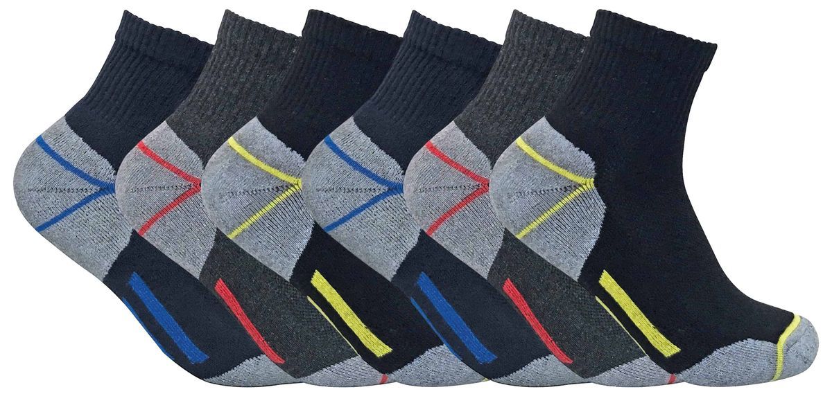 Herren Gepolsterte Baumwollsocken Kurzschaft