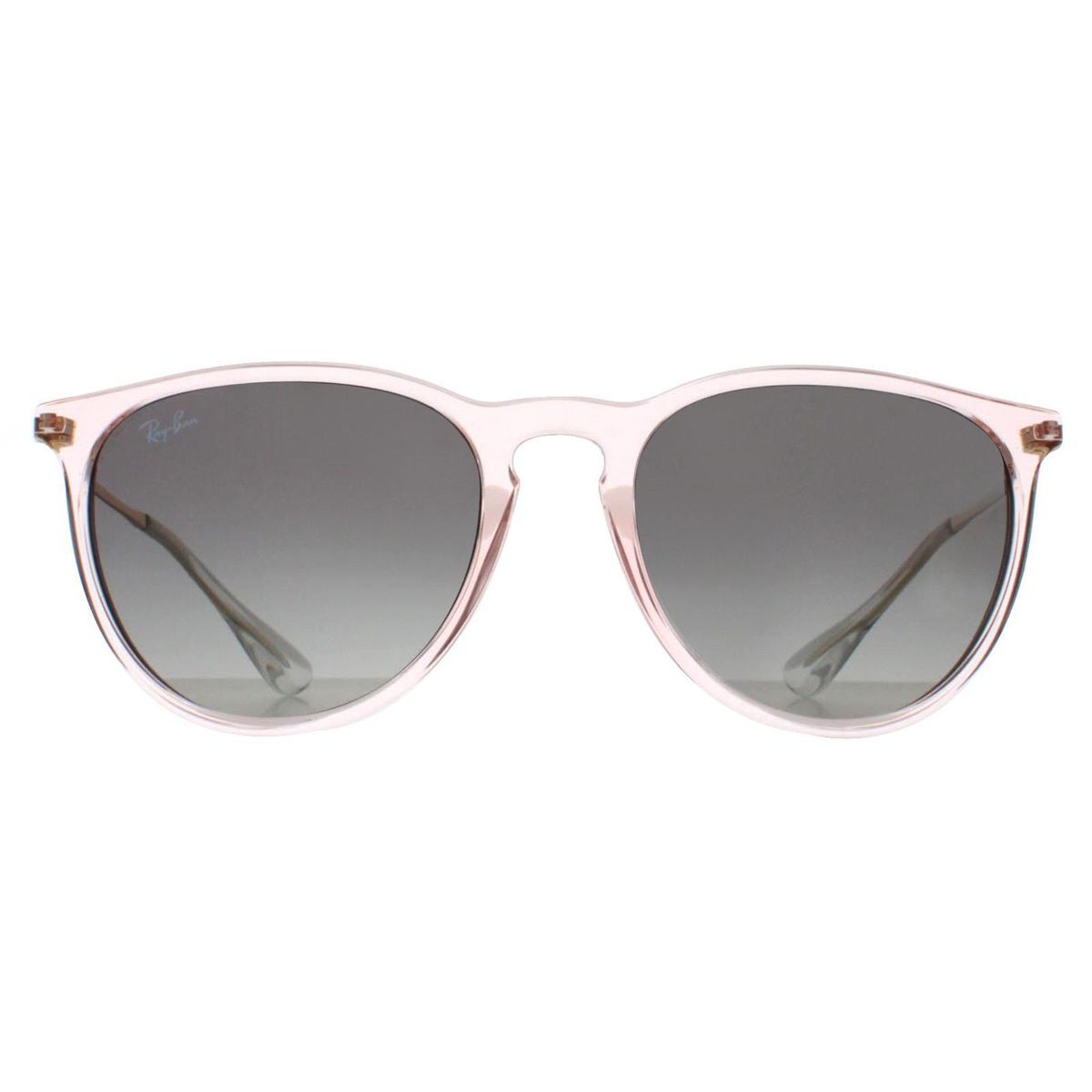 Runde, transparente, rosa Erika Sonnenbrille