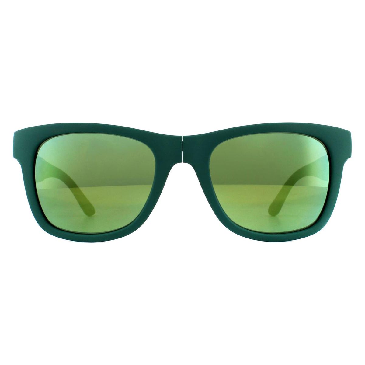 Mattgrüne faltbare Sonnenbrille Unisex