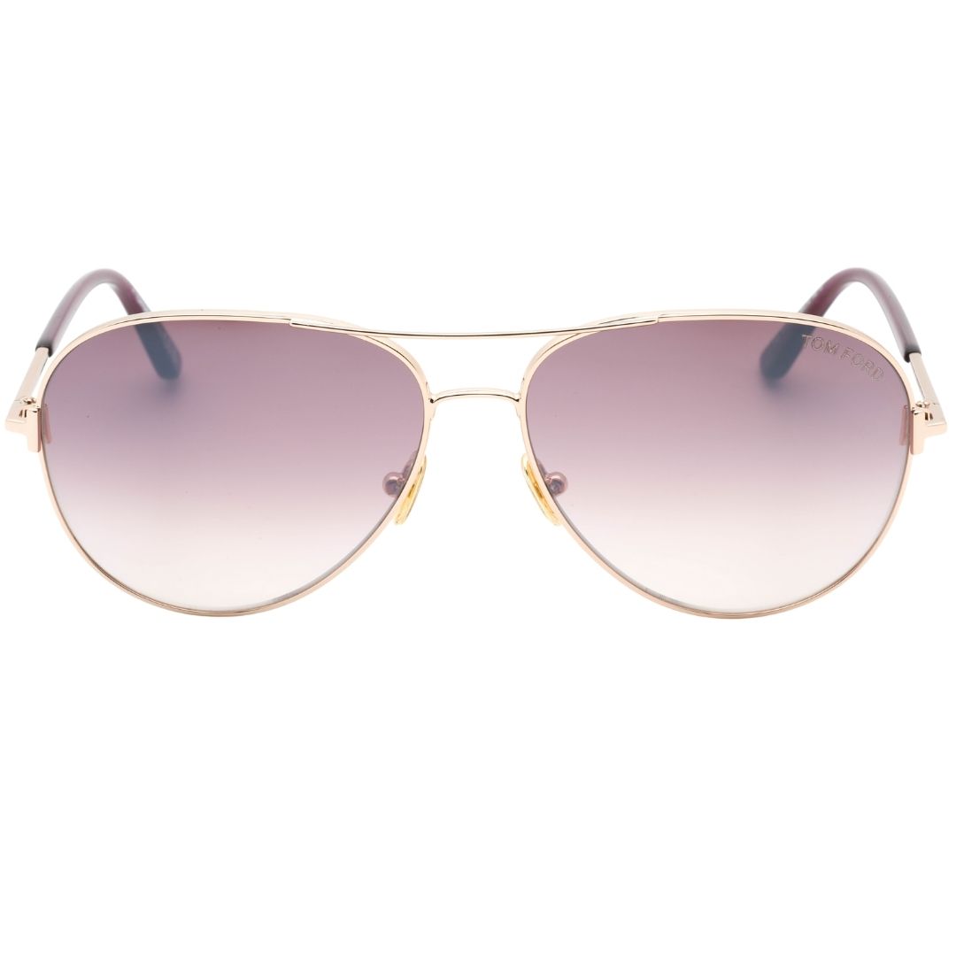 Goldene Pilotenbrille