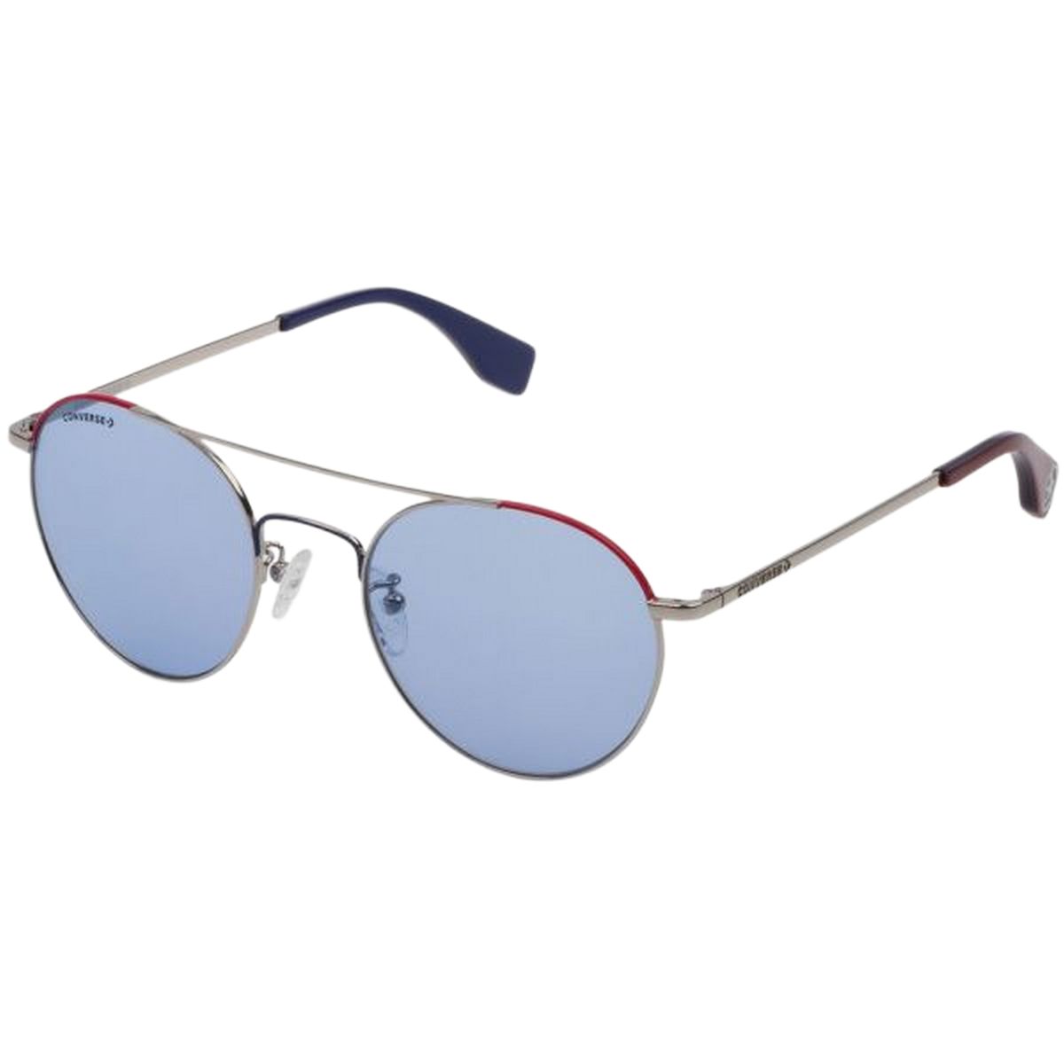 Runde Pilotenbrille mit Metallrahmen