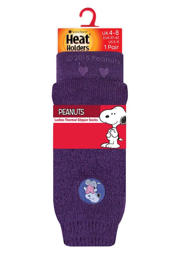Snoopy Peanuts Thermo-Hausschuhsocken