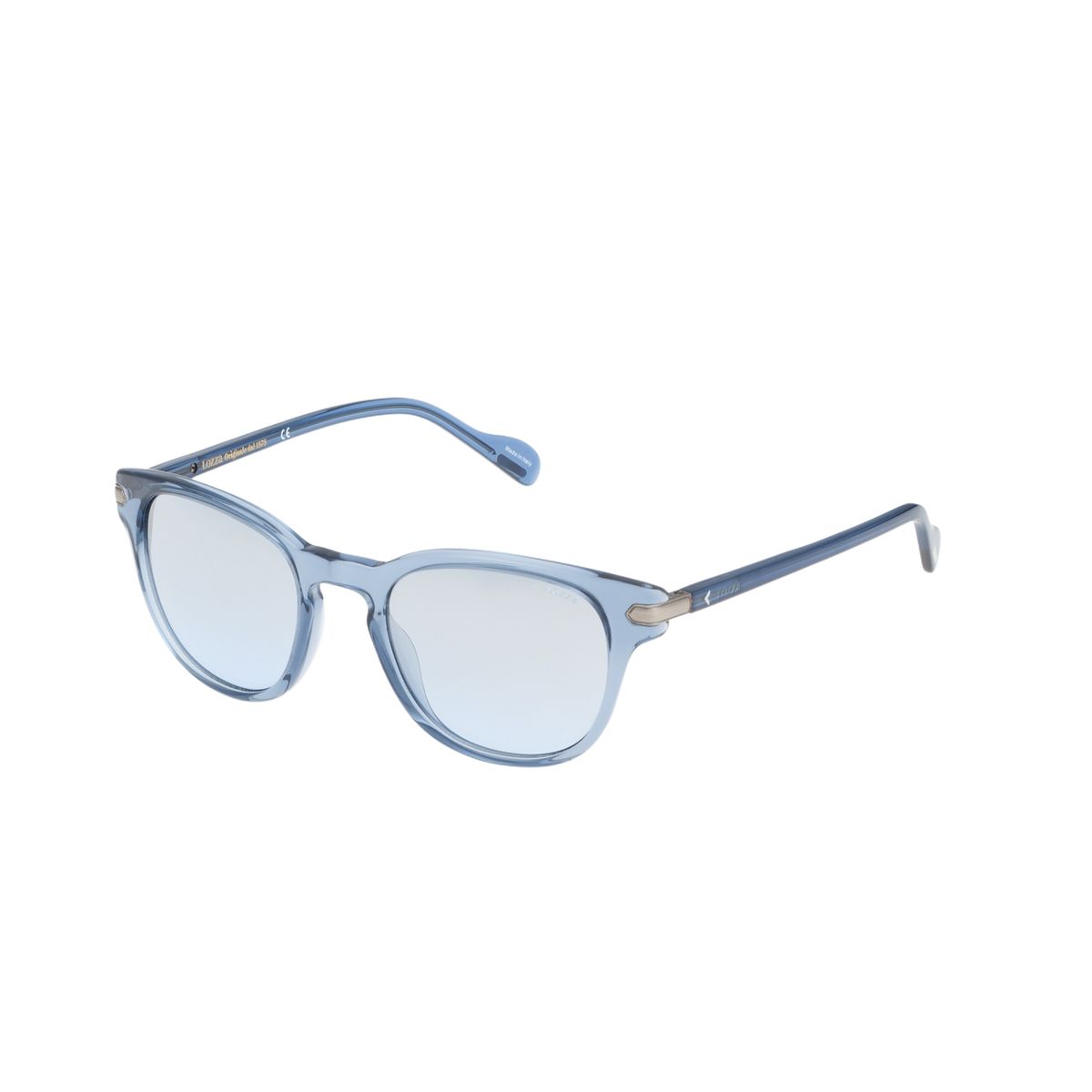 Sonnenbrille mit runden Acetatrahmen