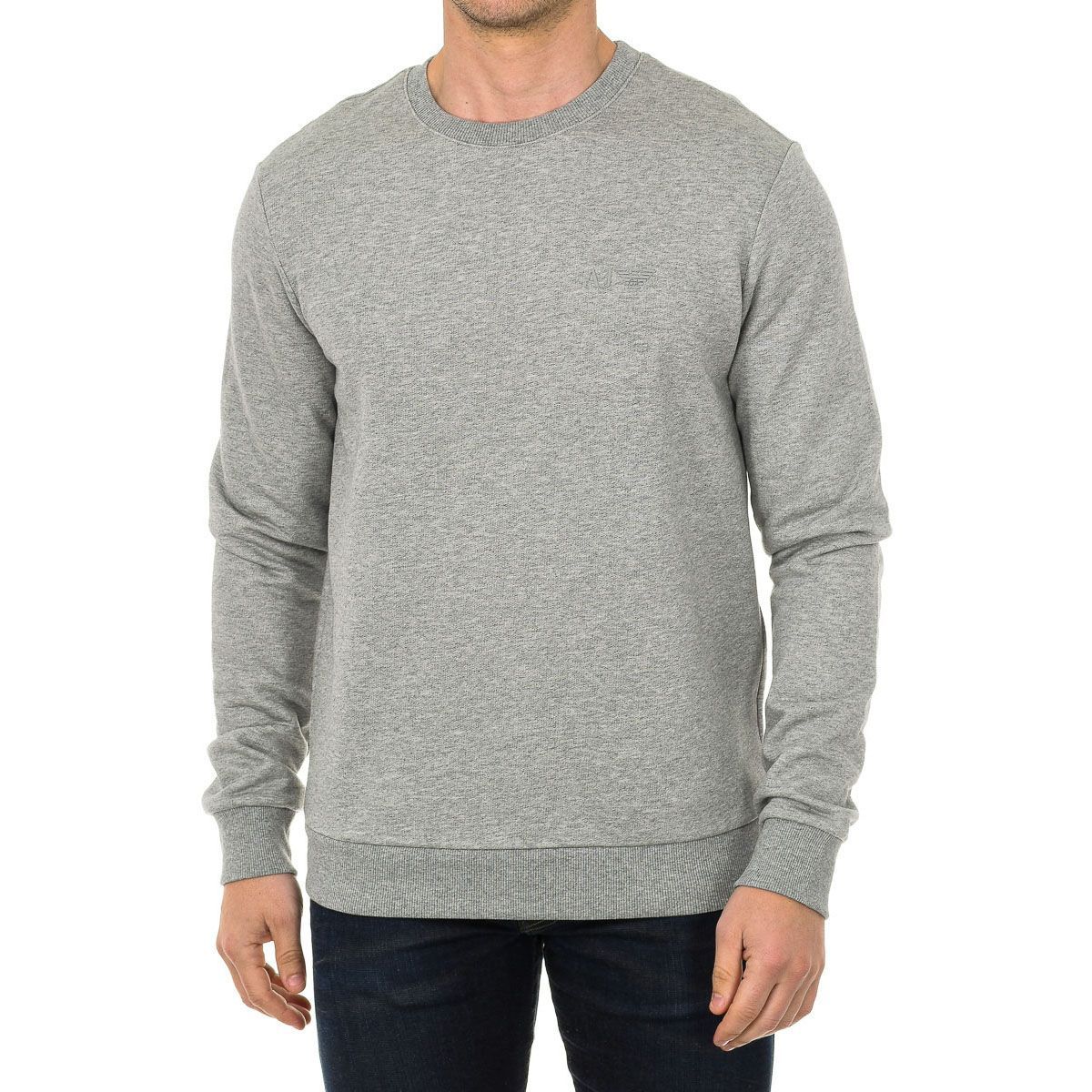 Herren Langarm Rundhals Sweatshirt