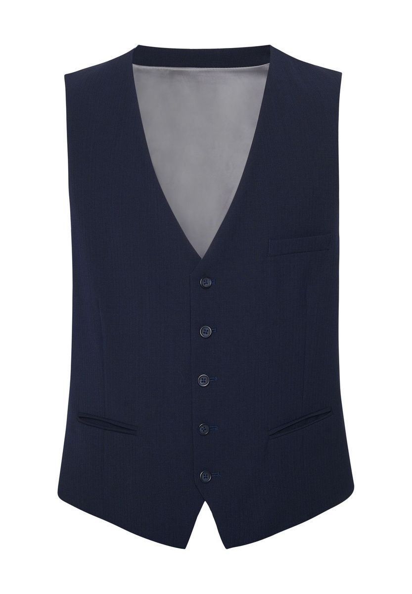 Klassische marineblaue Anzugweste