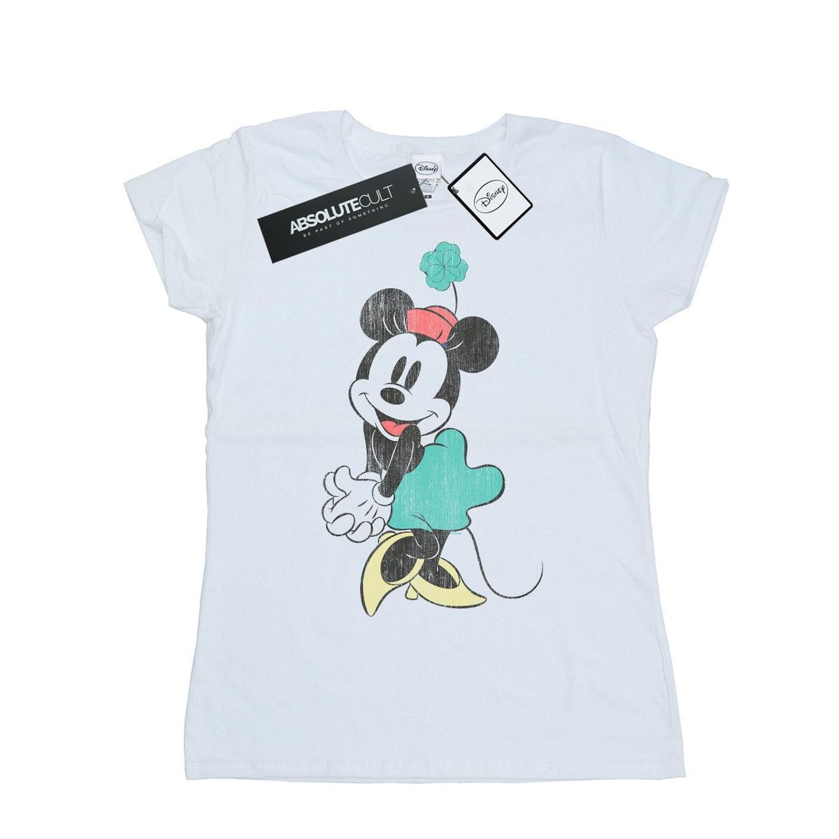 Minnie Maus Shamrock Grafik T-Shirt