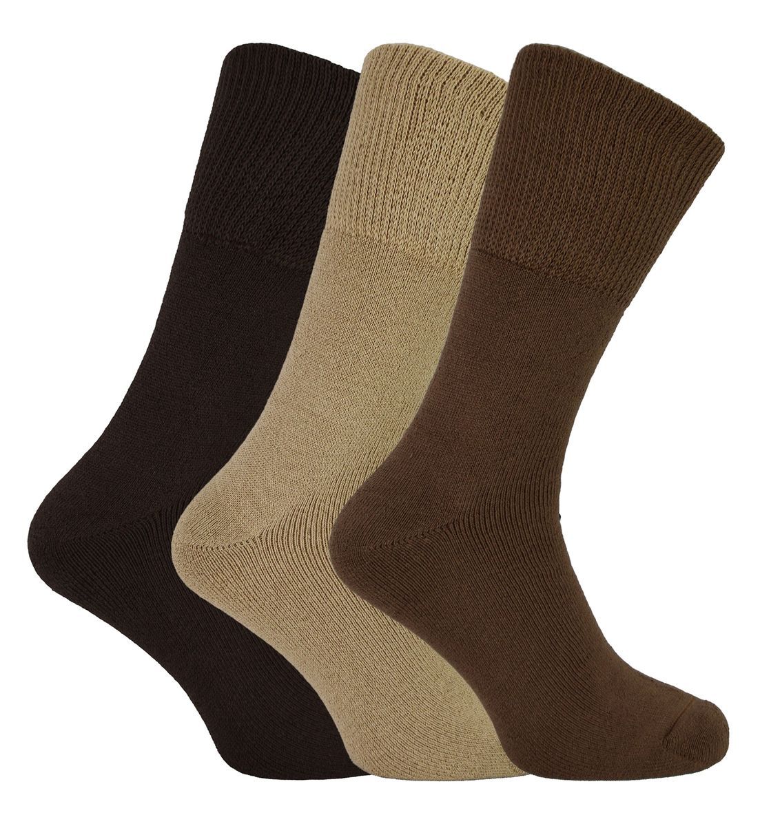 Bambus-Thermosocken für den Winter | THMO | Herren- & Damengrößen | Warme dicke Bambussocken - Braun