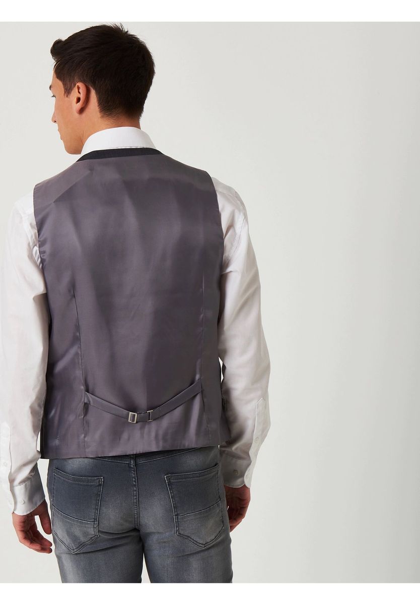 Herren Klassische Uni Anzugweste