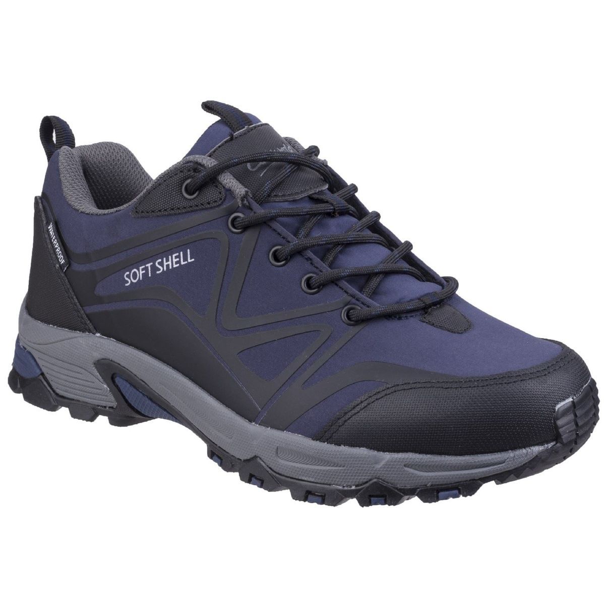 Cotswold Abbeydale Low Polyester Herren Wanderschuhe Blau/Schwarz/Grau