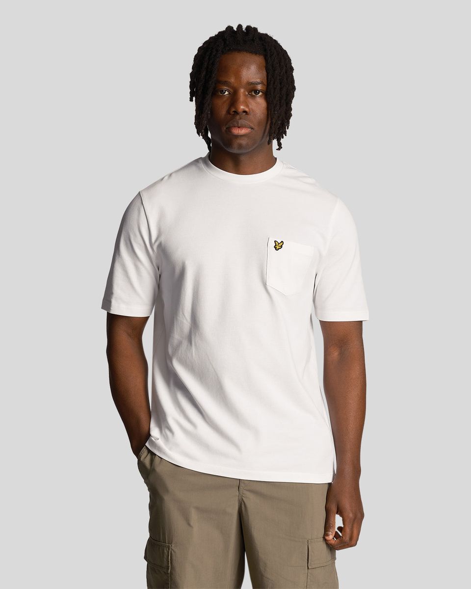 Herren T-Shirt mit Piqué-Tasche
