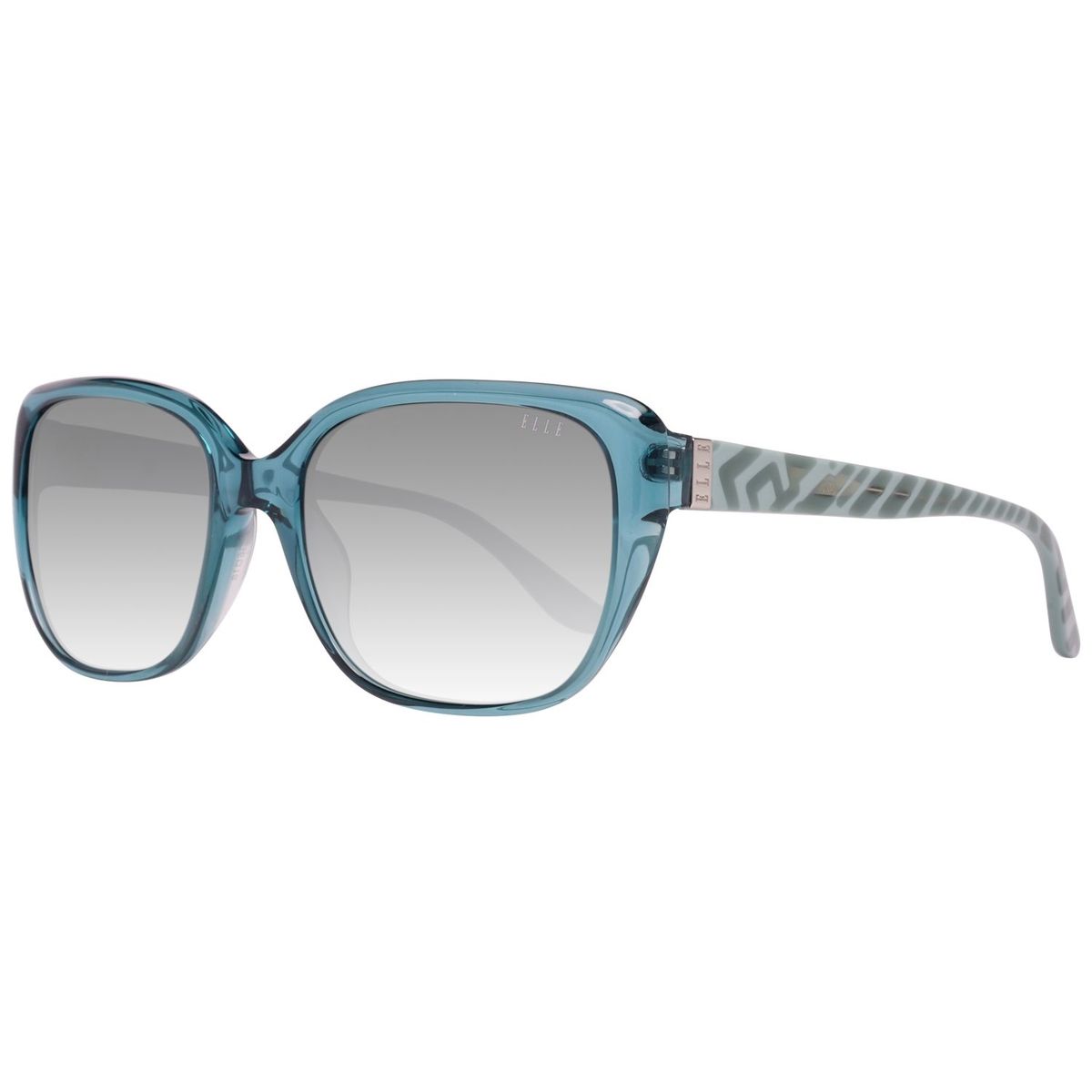 Blaue übergroße Sonnenbrille mit Schmetterlingsrahmen