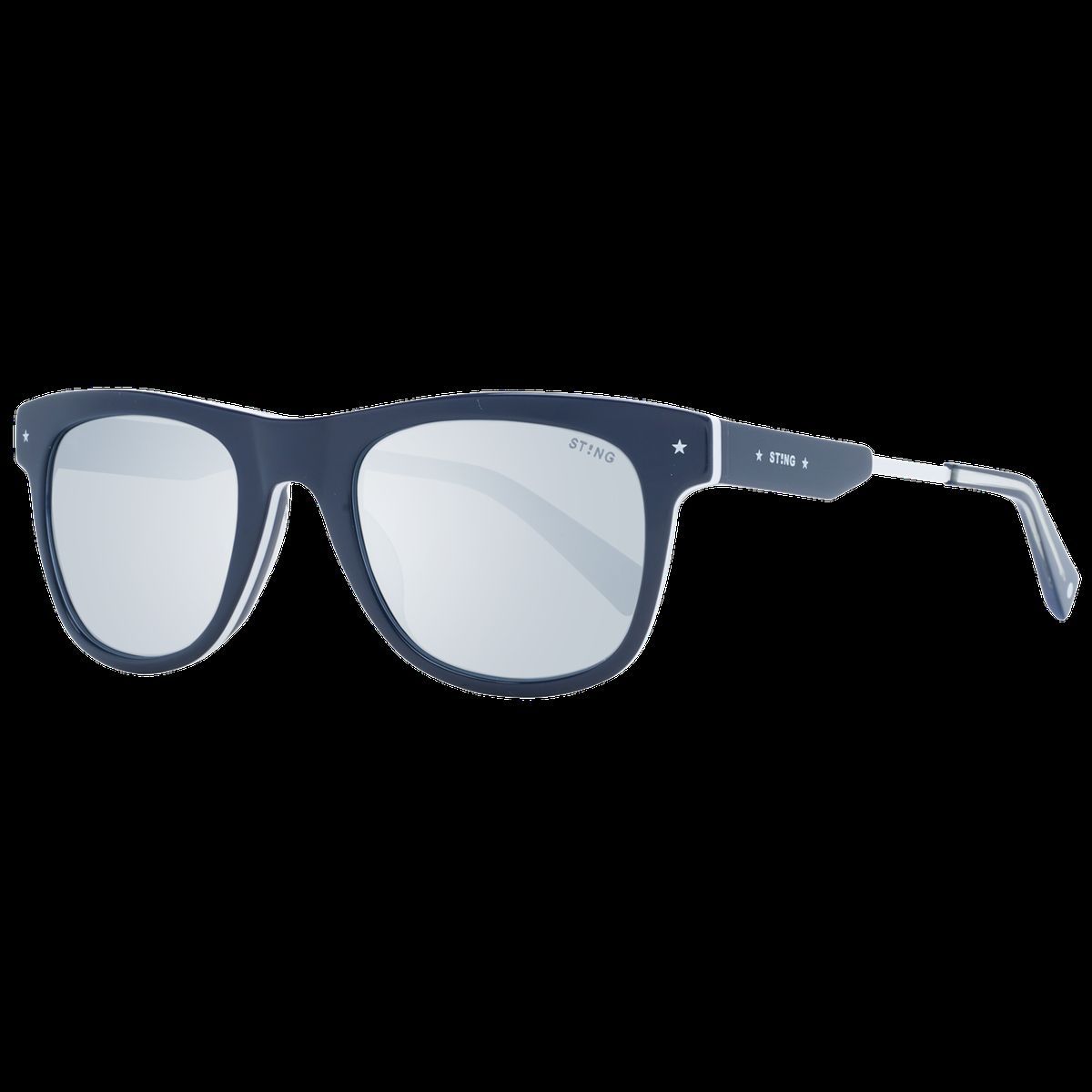 Quadratische Sonnenbrille mit verspiegelten Gläsern