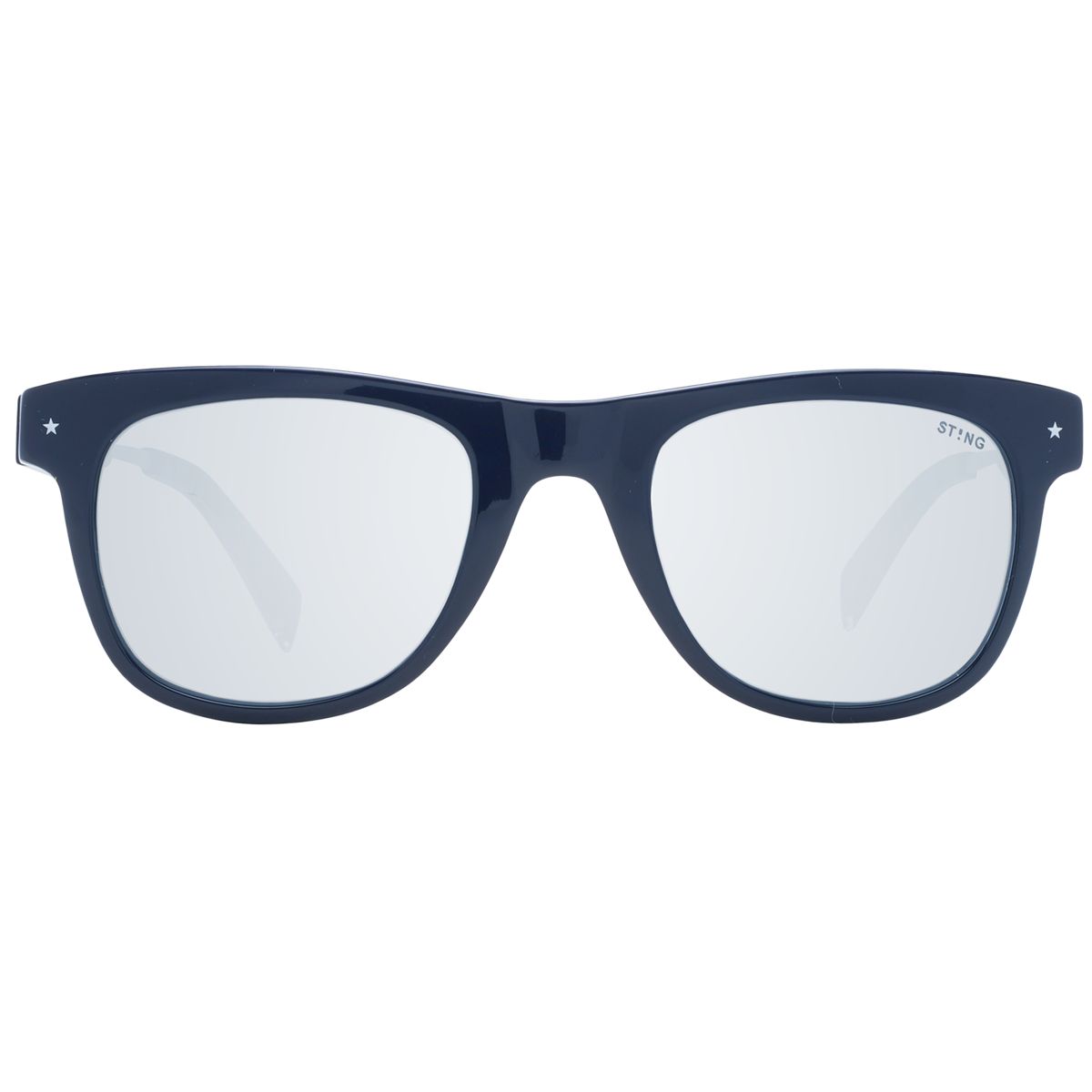 Quadratische Sonnenbrille mit verspiegelten Gläsern