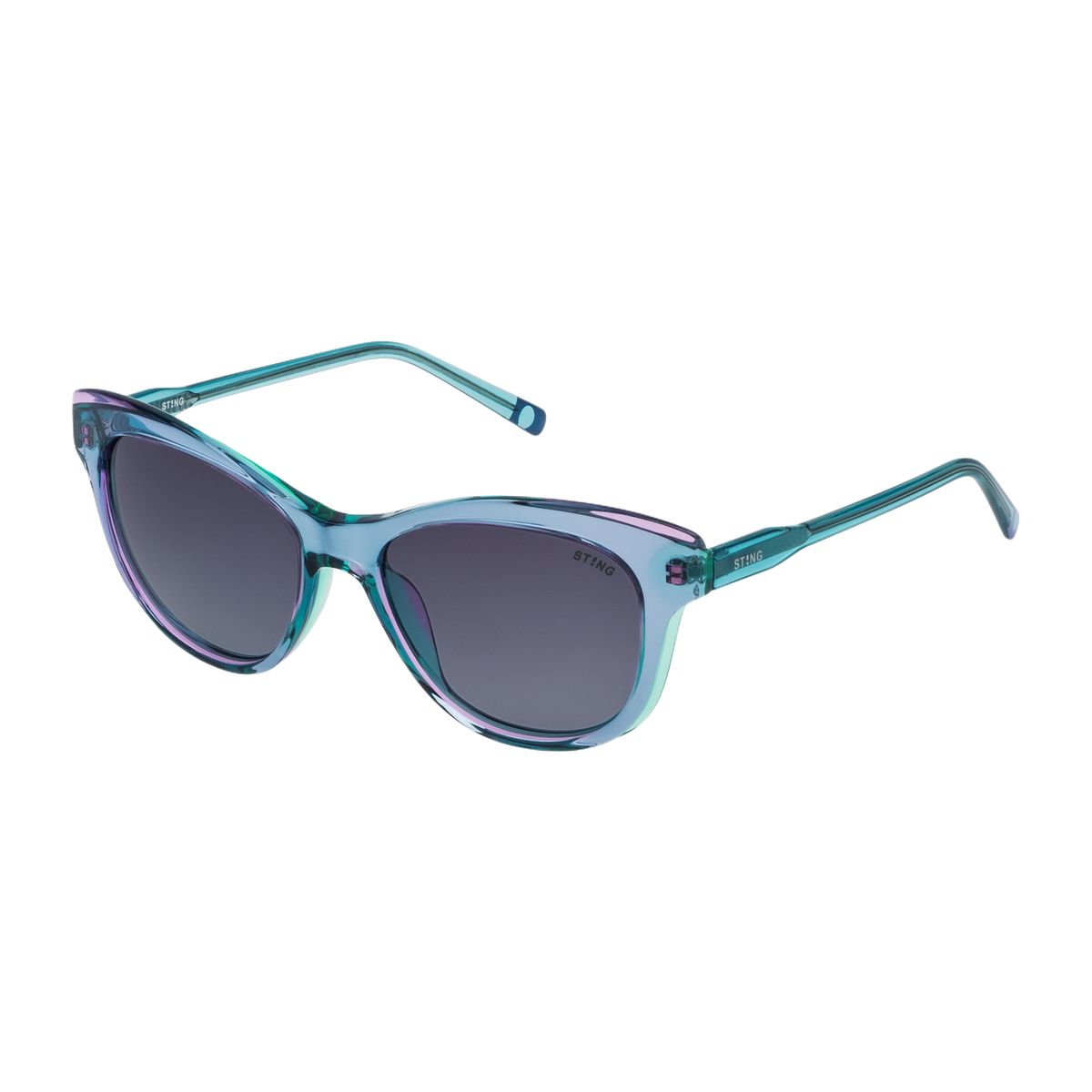 Cat-Eye-Sonnenbrille mit Acetatrahmen