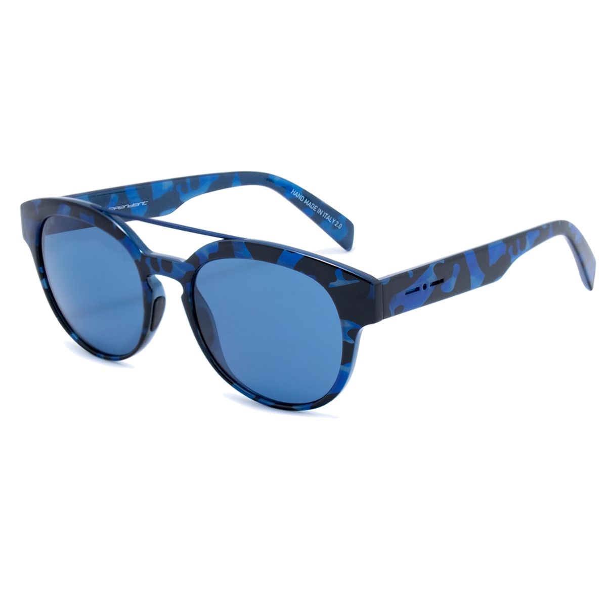 Runde Sonnenbrille im modischen Stil