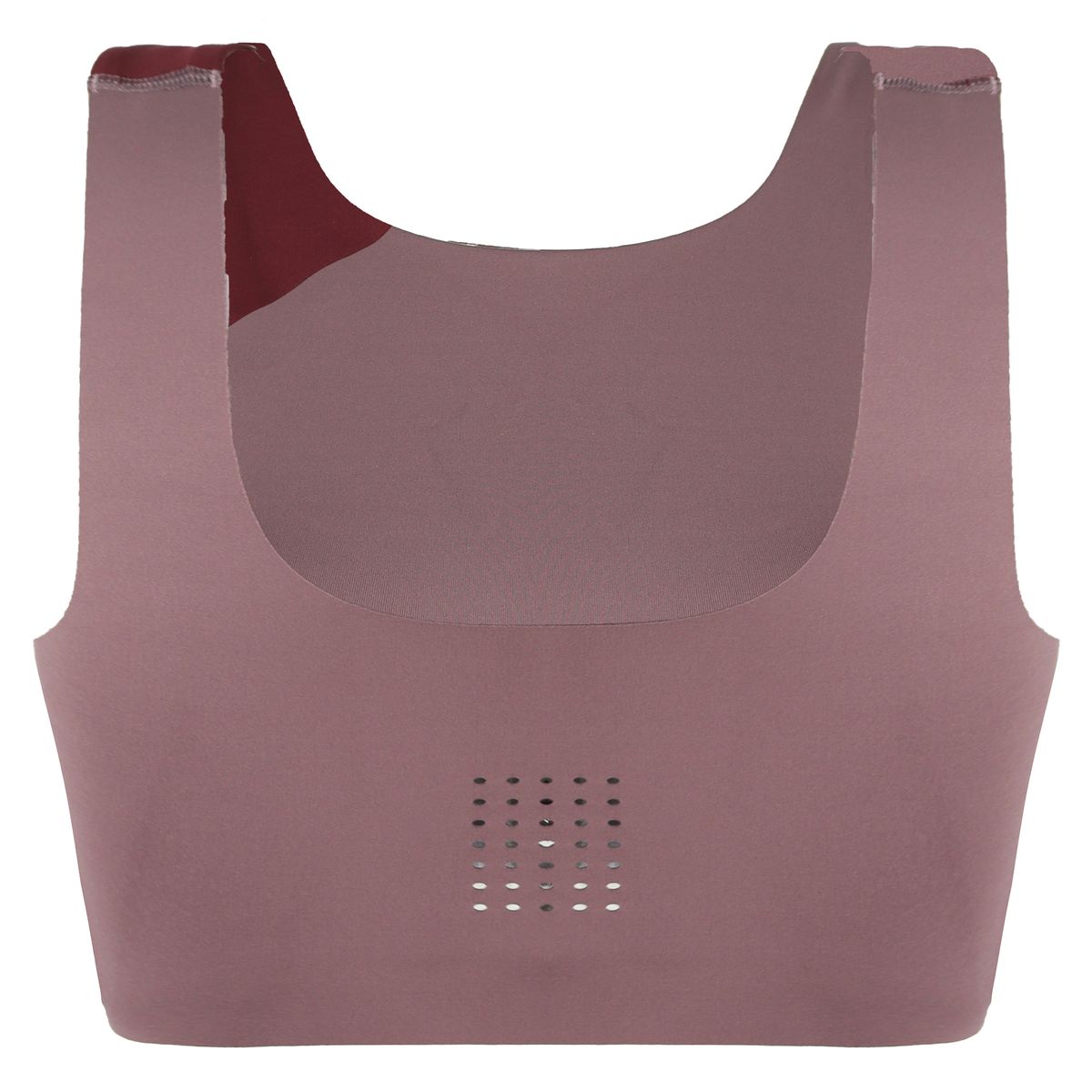 Hochgeschlossener Sport-BH im Color-Block-Design