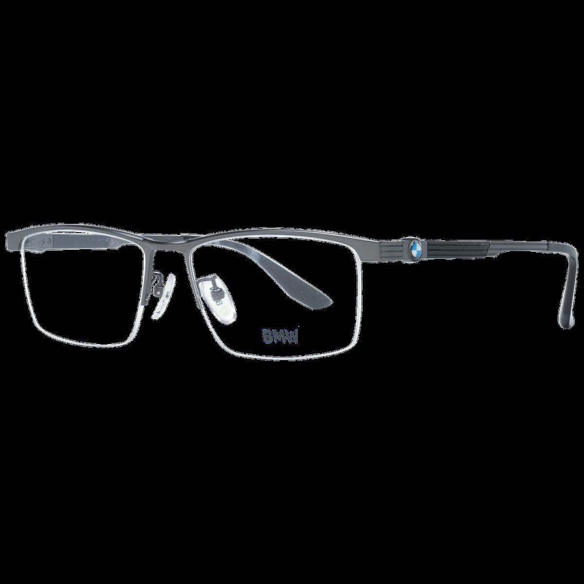 Herren Rechteckige Halbrand Titan Brille