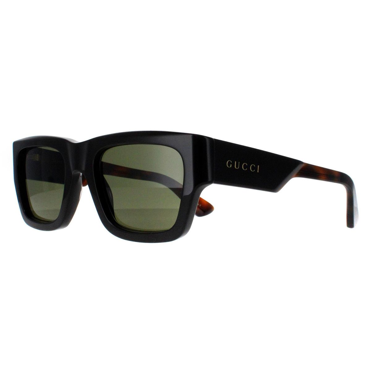 Markante eckige Acetat-Sonnenbrille