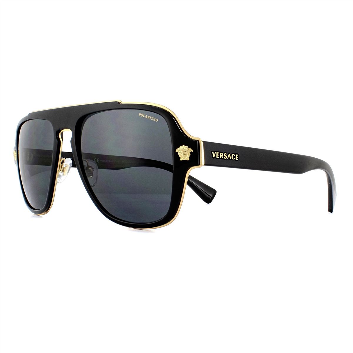 Markante eckige Medusa Piloten-Sonnenbrille