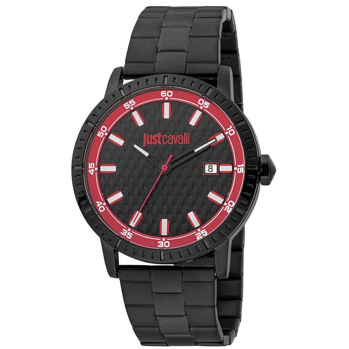 Herrenuhr aus schwarzem Edelstahl
