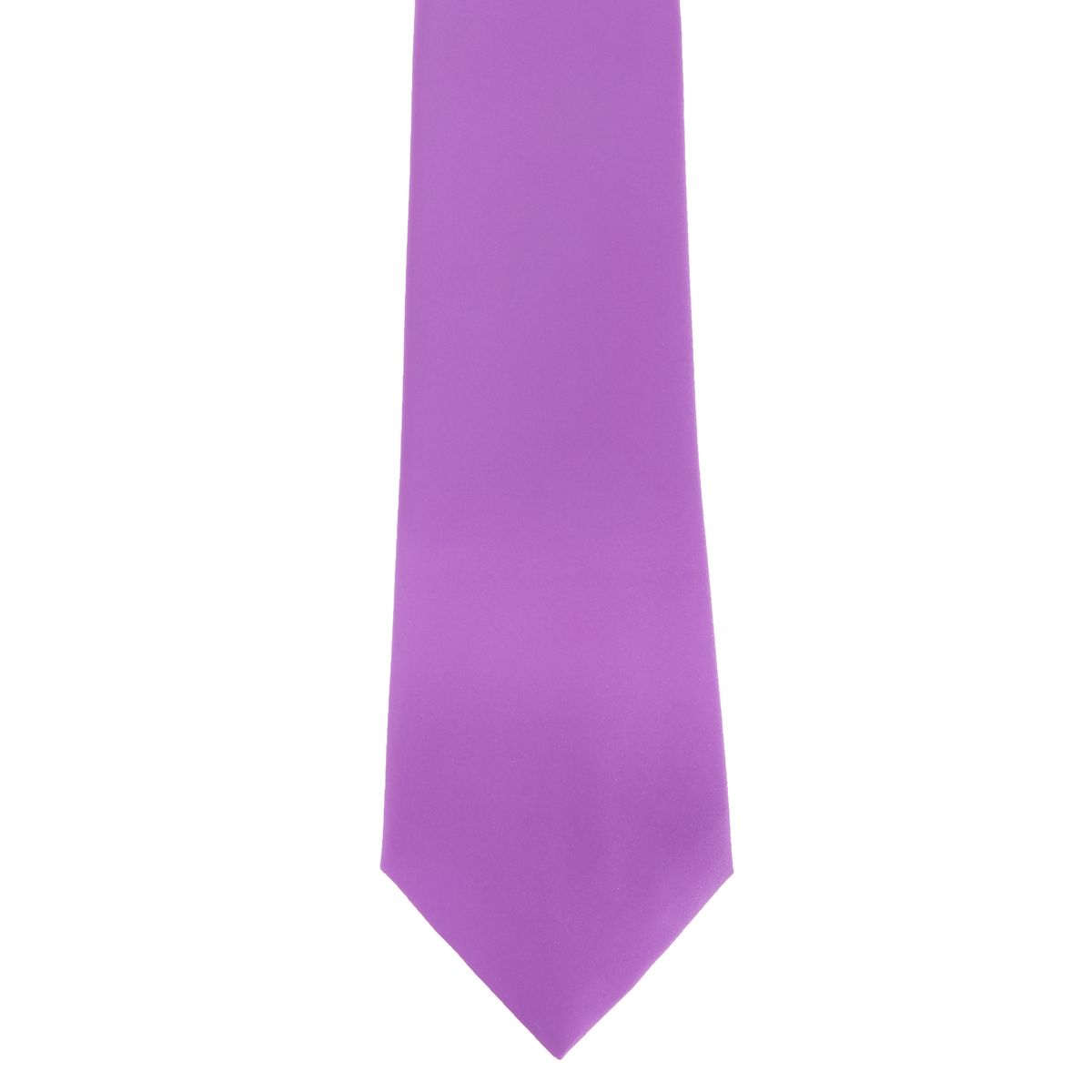 Elegante Einfarbige Satin-Krawatte