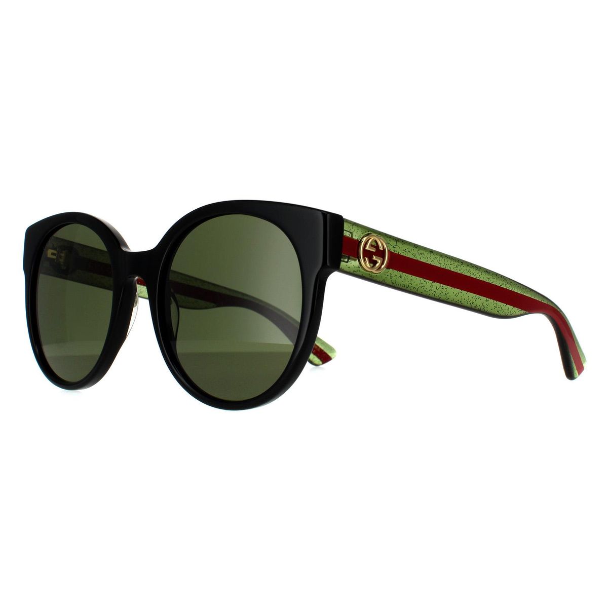 Klassische Oval-Sonnenbrille mit Web-Detail