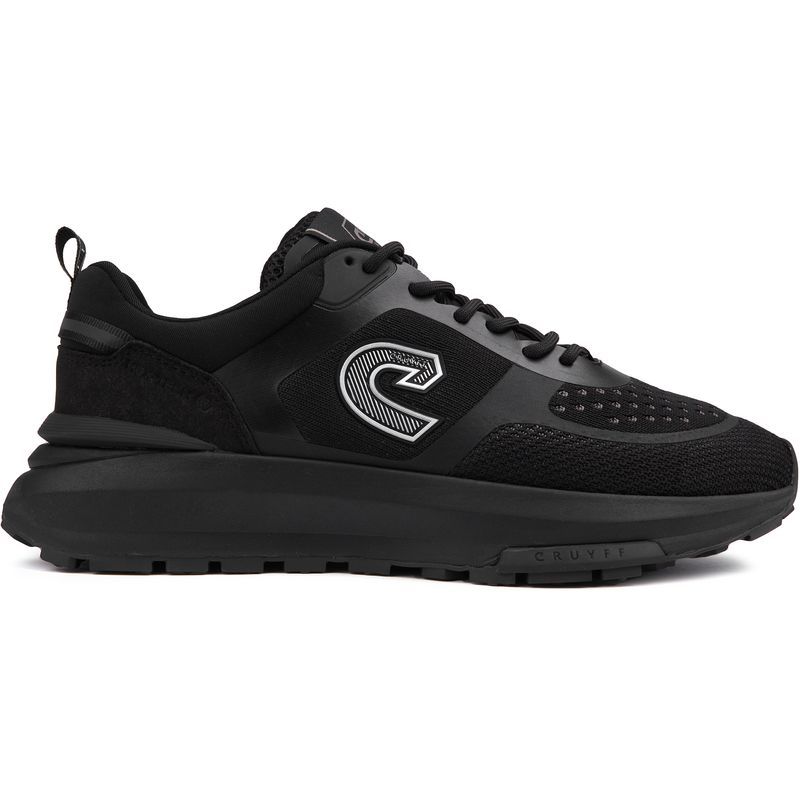Athleisure schwarzer Low-Top Sneaker