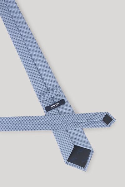 Joop! Blaue Seidenkrawatte mit Strukturmuster Business Essential