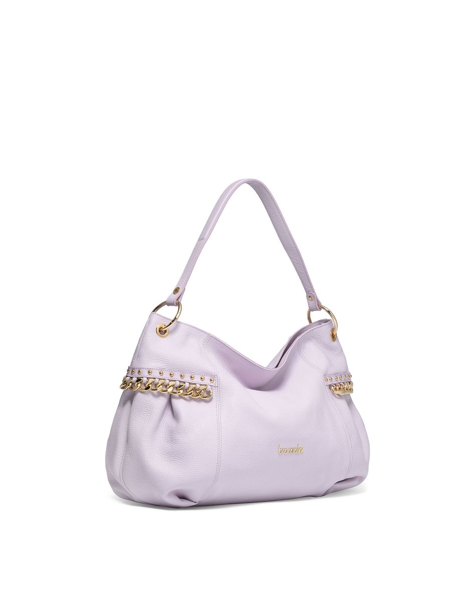 Große Hobo-Tasche mit Kettendetail