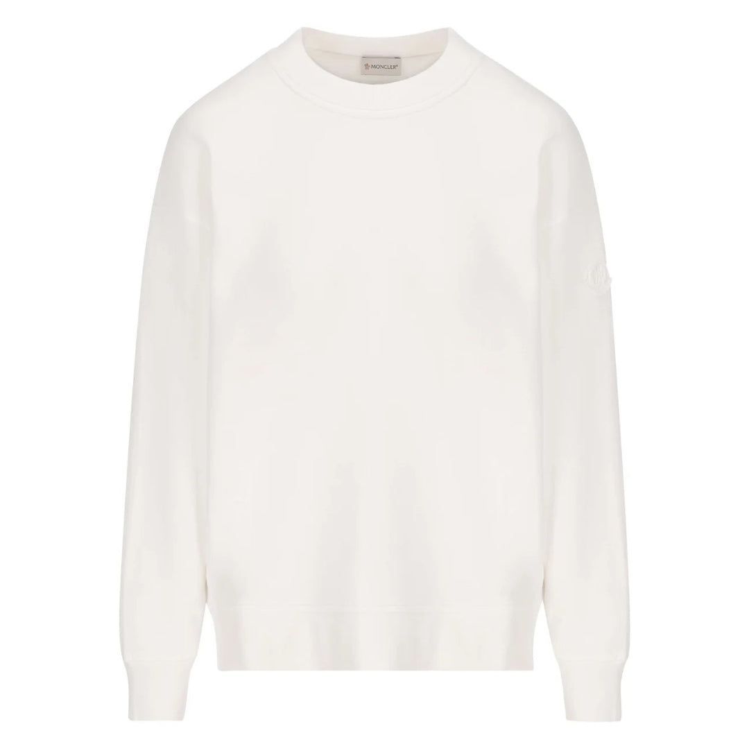 Klassisches Baumwoll-Sweatshirt mit Rundhalsausschnitt