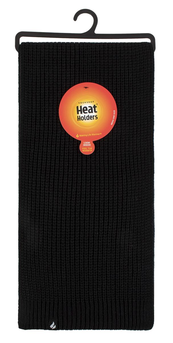 Thermo-Winterschal mit Fleece-Futter und Rippstrick