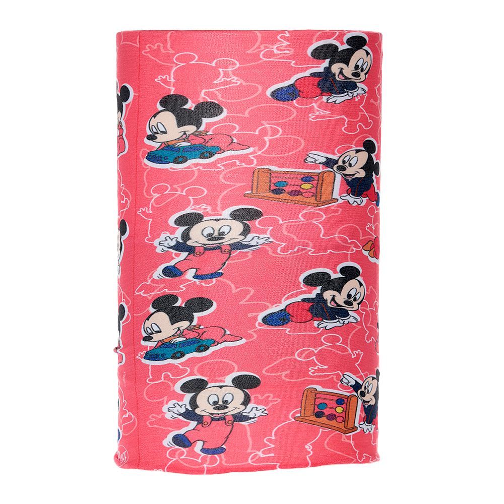 Nahtloser Schlauchschal mit Mickey-Maus-Muster