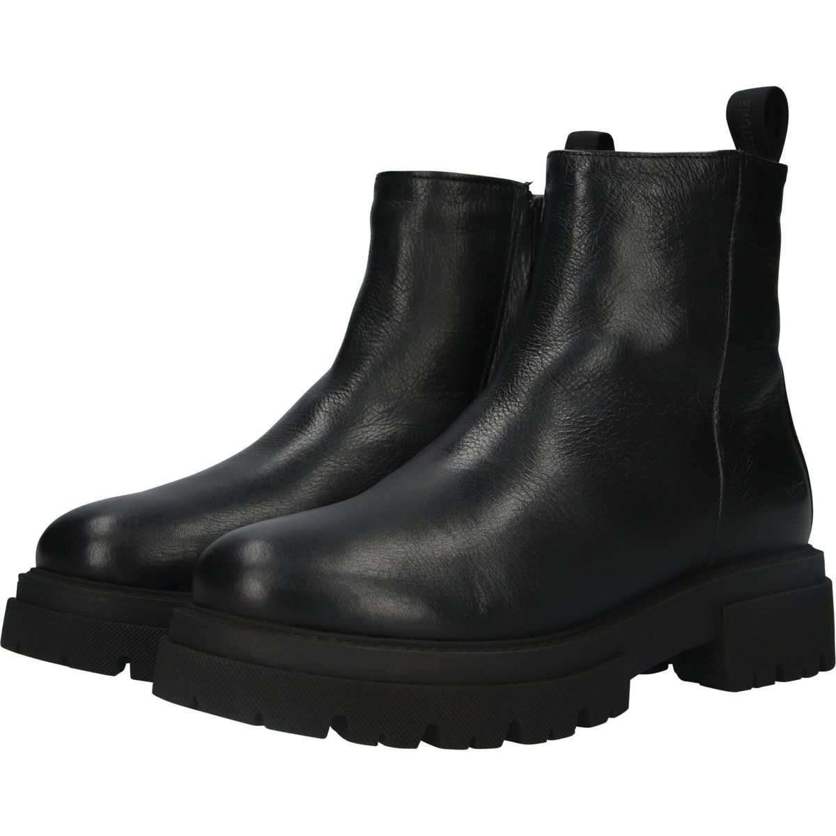 Klobige Ankle Boots mit Profilsohle