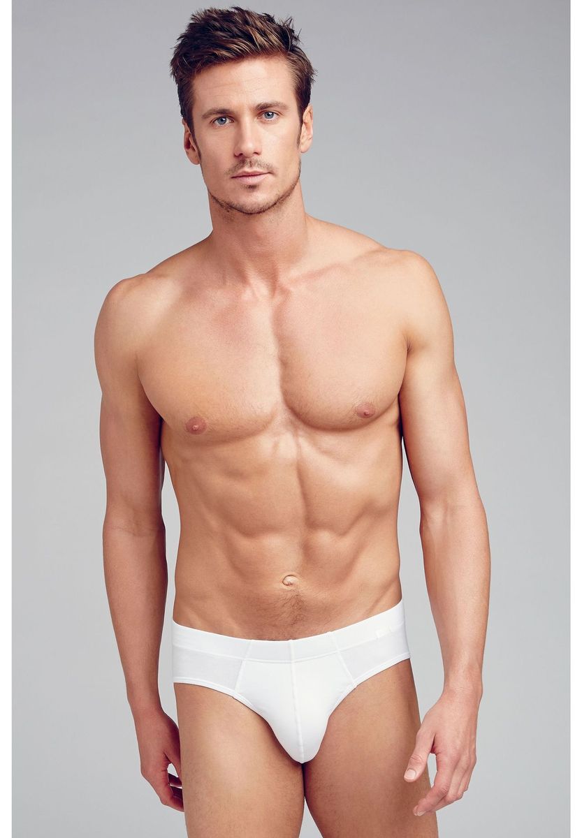 Klassische Baumwoll Herren Slips 3er-Pack