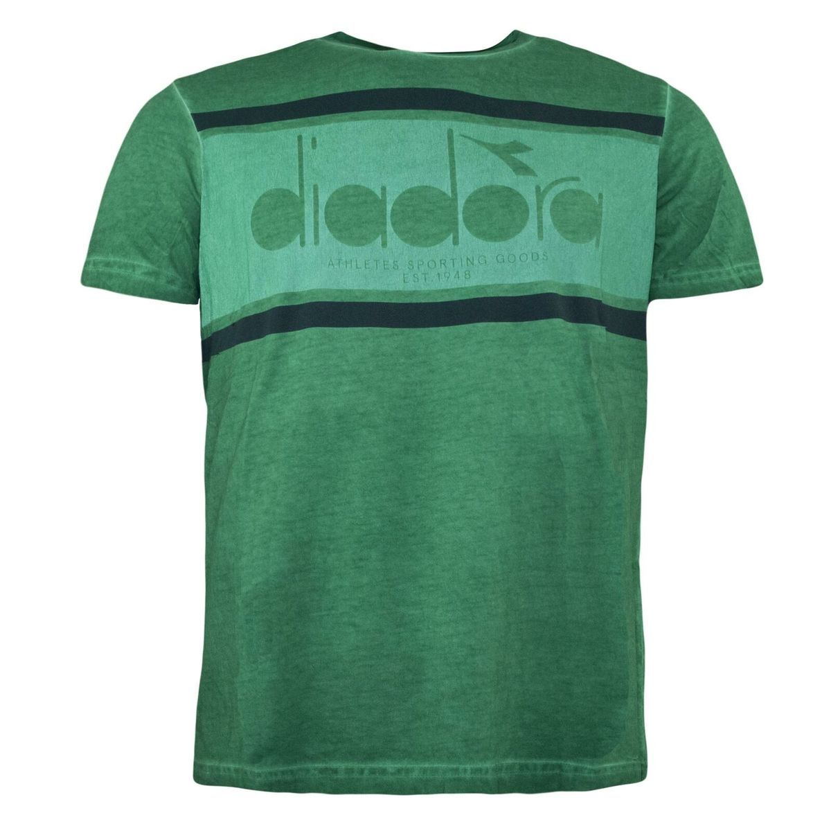 Verdant Grünes Rundhals-T-Shirt