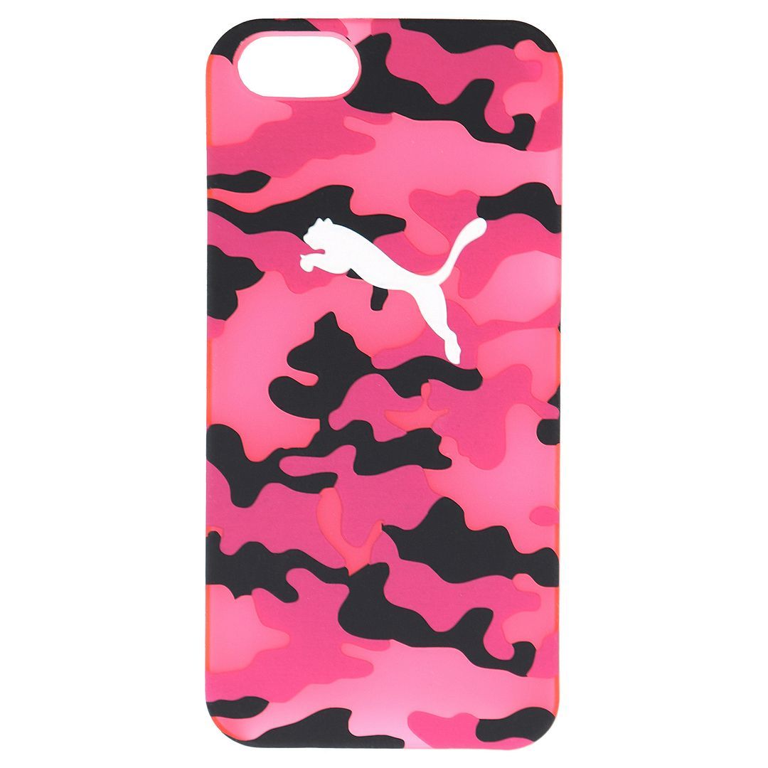 Handyhülle mit rosa Camouflage-Muster