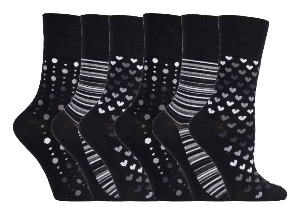 Nicht-elastisches Bambus Komfort Socken Set