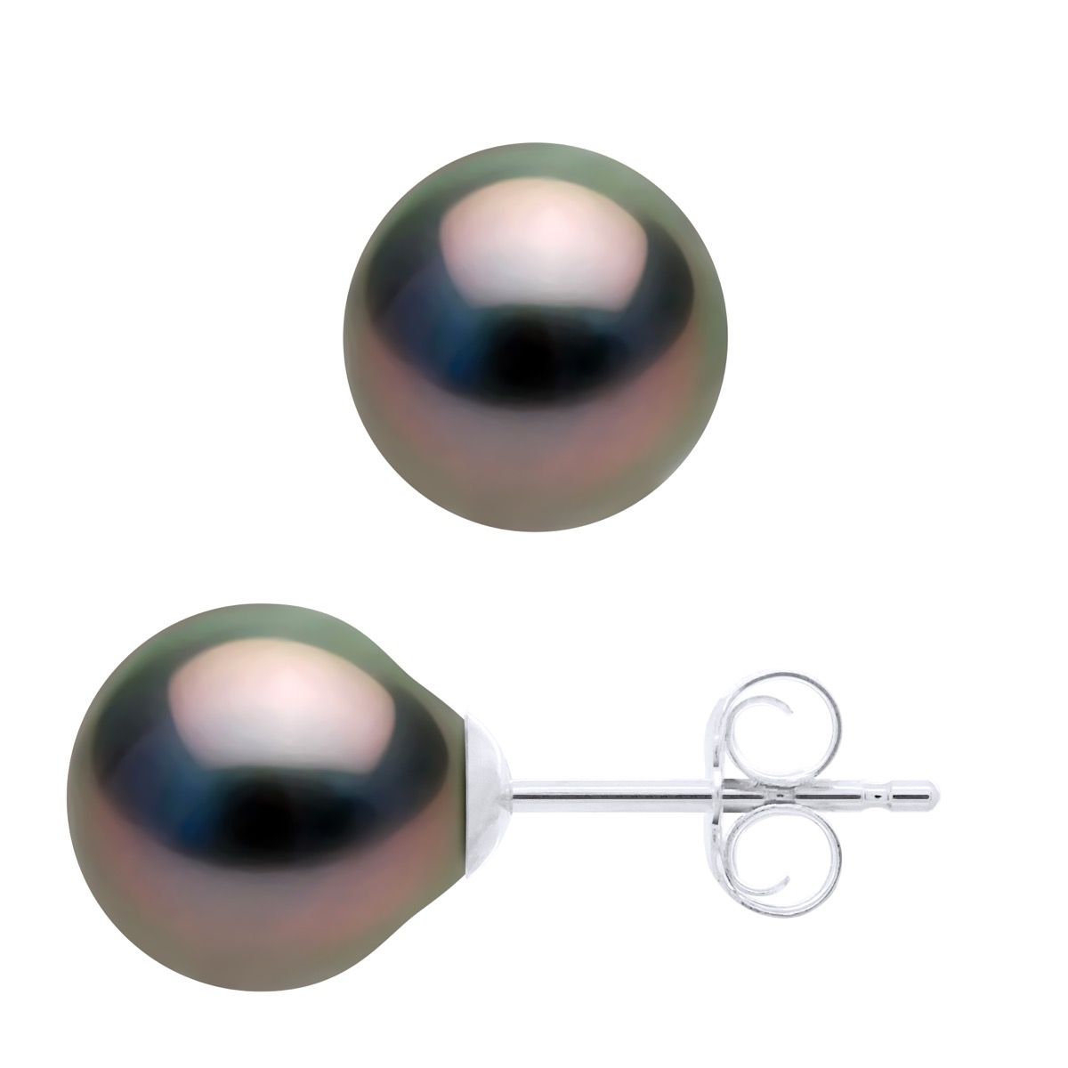 Tahitiperlen Ohrstecker aus Sterlingsilber