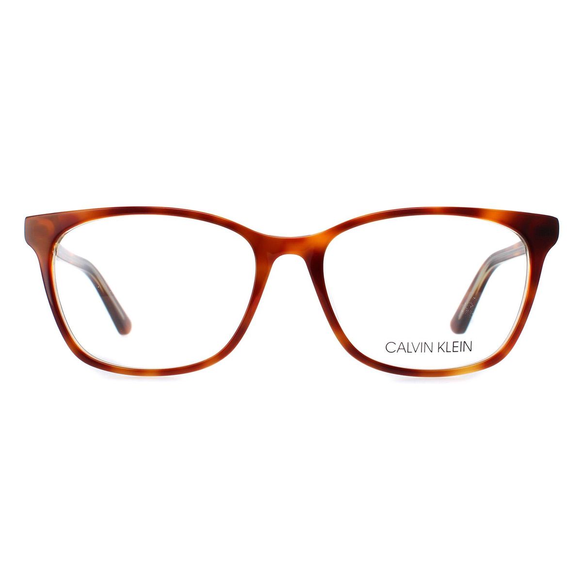 Rechteckige Schildpatt-Brille