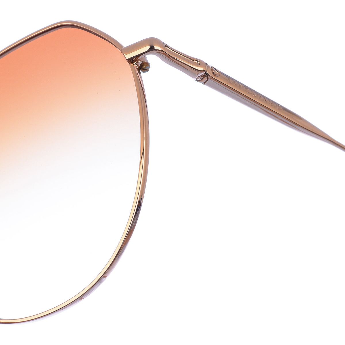 Geometrische Sonnenbrille mit Verlaufsgläsern