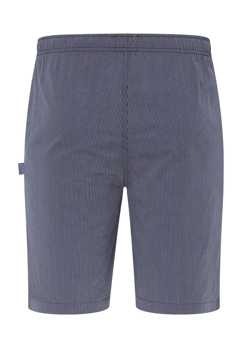 Gestreifte Baumwoll Lounge Bermuda Shorts