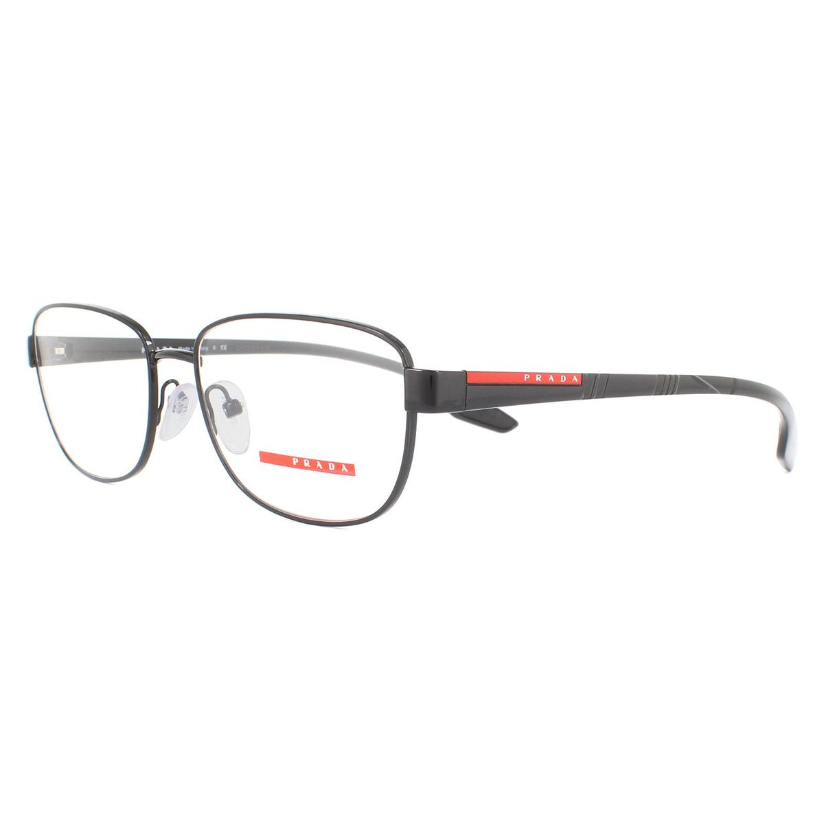 Rechteckige Brillenfassung in Matt-Optik